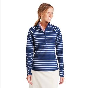 Vineyard Vine - performance 1/2 zip - striped